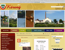 Tablet Screenshot of karany.cz